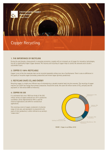 Copper Recycling - Copper Alliance