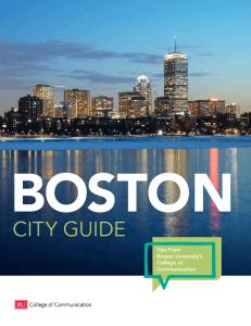 city guide - Boston University