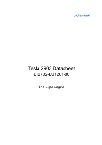 Tesla 2903 Datasheet