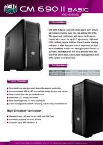 cm 690 II basic product sheet -1