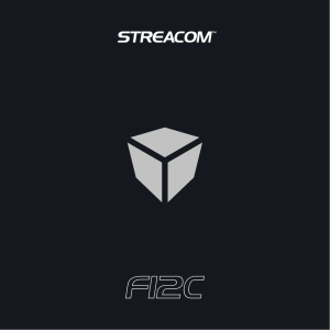 Streacom - F12C - User Guide