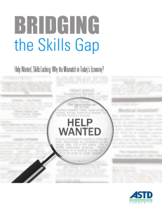 the Skills Gap - National Institute of Standards and Technology