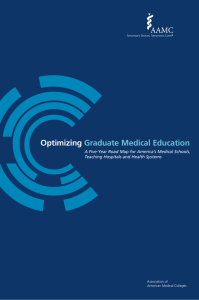 Optimizing Graduate Medical Education