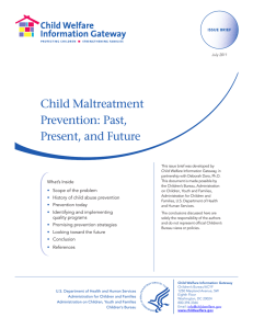 Child Maltreatment Prevention: Past, Present, and Future
