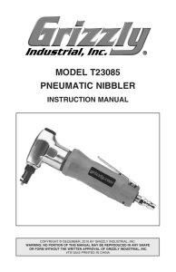 model t23085 pneumatic nibbler