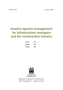 Invasive species management for infrastructure managers and