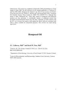 Hempseed Oil