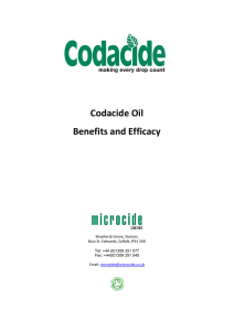 Codacide Oil Benefits and Efficacy