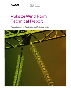 Puketoi Wind Farm Technical Report