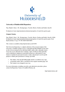 - the University of Huddersfield Repository