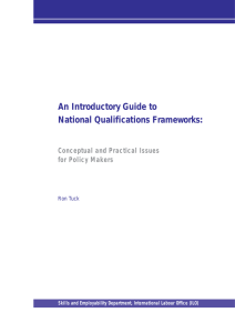 An Introductory Guide to National Qualifications Frameworks