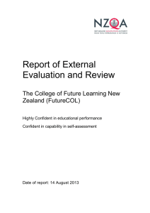 The College of Future Learning New Zealand (FutureCOL)