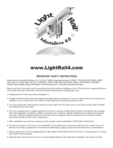 Light Rail 4.0 Manual