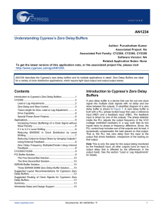 Understanding Cypress`s Zero Delay Buffers