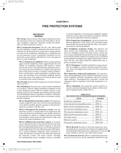 fire protection systems