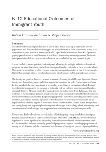 K–12 Educational Outcomes of Immigrant Youth