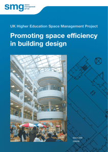 Promoting space efficiency in building design