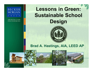 Lessons in Green: Sustainable School Design