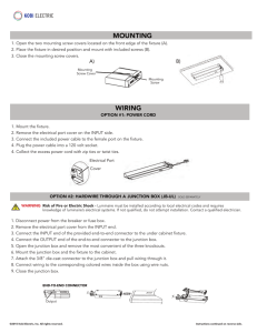 Kobi K7M8 Installation Instructions