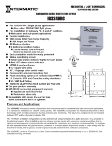 3240RCResidential Spec Sheet 11-03 Cond.qxd