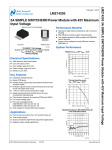 LMZ14203 datasheet