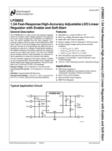 LP38852SX-ADJ/NOPB - Texas Instruments High