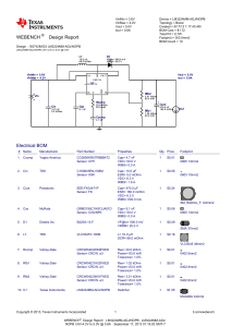 WEBENCH® Design Report