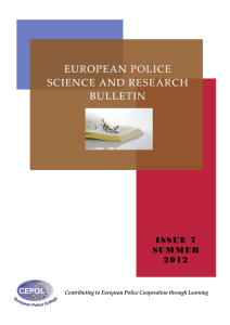 European Police Science and Research Bulletin: Issue 7