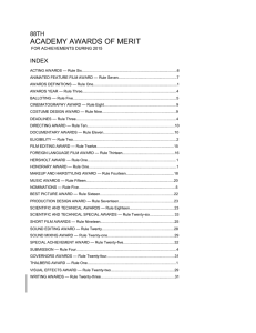 academy awards of merit