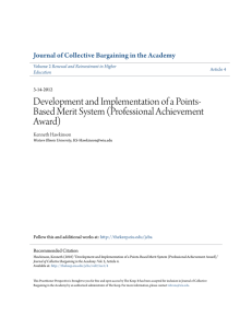 Development and Implementation of a Points