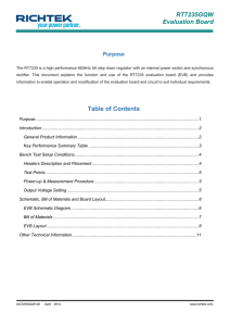 RT7235GQW Evaluation Board