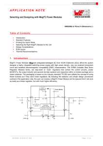 application note - Würth Elektronik