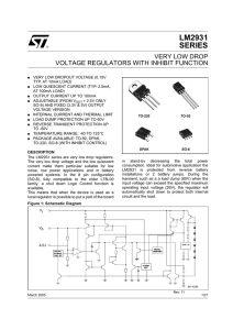 STMicroelectronics LM2931AD50R datasheet: pdf