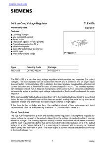 5-V Low-Drop Voltage Regulator TLE 4258