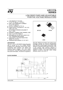 low drop fixed and adjustable positive voltage regulators