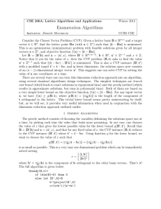 Enumeration Algorithms