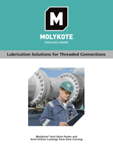 MOLYKOTE Threaded Connections