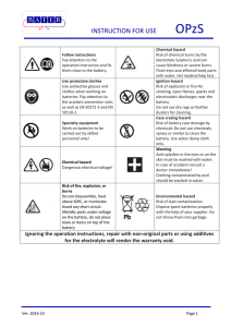 BATER Instruction OPzS 2014-10