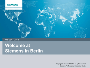 Siemens Professional Education Berlin