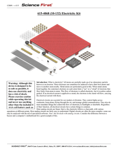 615-4068 (10-132) Electricity Kit