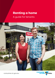 Renting a home: A guide for tenants