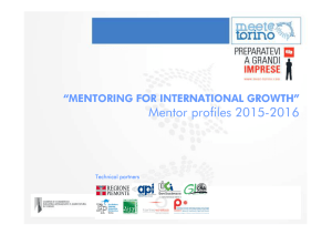 Mentor profiles 2015-2016