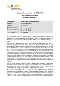 Vacancy Announcement VA15P034V01 Communication Officer