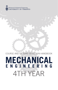 what is course - Mechanical and Industrial Engineering