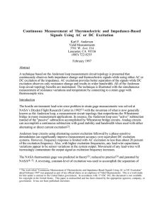 Continuous Measurement of Thermoelectric and Impedance