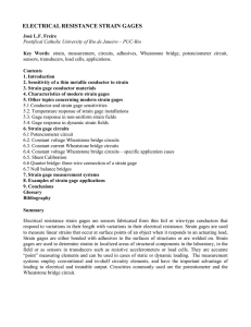 electrical resistance strain gages - PUC-Rio