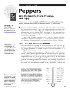 Peppers: Safe Methods to Store, Preserve, and Enjoy