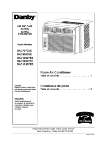 Room Air Conditioner