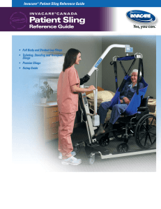 Invacare® Patient Sling Reference Guide
