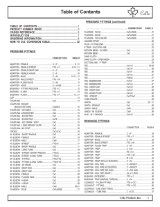 Table of Contents - Cello Products Inc.
